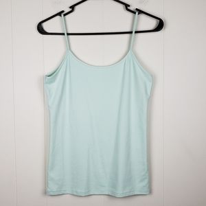 ZARA Fitted Mint Green Strappy Camisole Medium